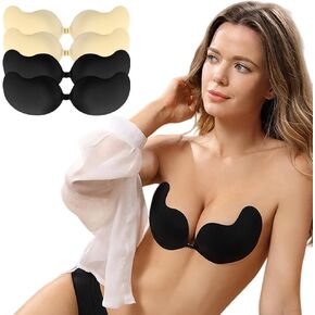 Seamless Invisilift Bra for Women Adhesive Push Up Sticky, Strapless Backless Bra in Saudi Arabia