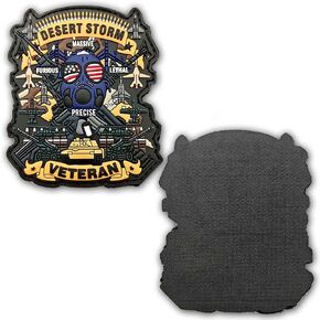 Operation Desert Storm Veteran Patriotic Morale 3.5" PVC Patch in Saudi Arabia