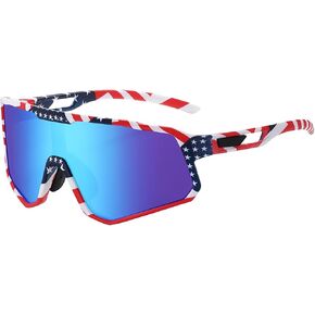 Polarized Sports Sunglasses Men Women, Outdoors UV Protection Sun glasses,Cycling Fishing Baseball Running Sunglasses in Kuwait