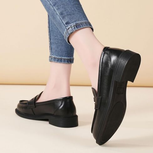 Penny Loafers for Women Non Slip Work Shoes for Women's Loafers & Slip-Ons Ladies Business Casual Shoes Driving Flats in Saudi Arabia