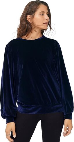 ellos Plus Size Full Sleeve Velour Top in Saudi Arabia