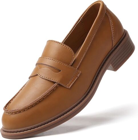 Penny Loafers for Women Non Slip Work Shoes for Women's Loafers & Slip-Ons Ladies Business Casual Shoes Driving Flats in Saudi Arabia