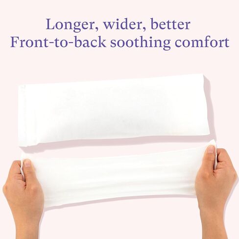 PurComfy Perineal Cooling Pad Liners, Witch Hazel Long Pad Liners for Postpartum Care, Postpartum Essentials for Pain Relief After Birth - 24 Count in Saudi Arabia