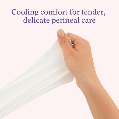 PurComfy Perineal Cooling Pad Liners, Witch Hazel Long Pad Liners for Postpartum Care, Postpartum Essentials for Pain Relief After Birth - 24 Count in Saudi Arabia