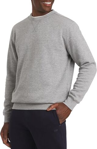 Chaps Men's Everyday Classic Casual Long Sleeve Super Soft Fleece Midweight Crewneck Sweater (S-2XL) in Saudi Arabia