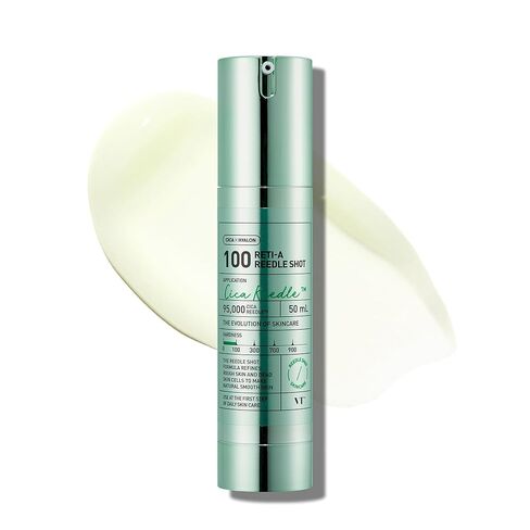 VT COSMETICS Collagen Reedle Shot 100, Firming & Elasticity Microneedling Serum, 500Da Collagen Exosome, Centella-Asiatica, Fine Lines, Soft Skin, Glass Skin, Korean Skin Booster, 1.69Fl Oz(50ml) in Saudi Arabia