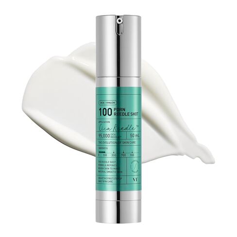 VT COSMETICS Collagen Reedle Shot 100, Firming & Elasticity Microneedling Serum, 500Da Collagen Exosome, Centella-Asiatica, Fine Lines, Soft Skin, Glass Skin, Korean Skin Booster, 1.69Fl Oz(50ml) in Saudi Arabia