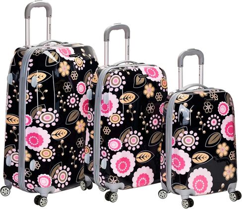 Rockland Vision Hardside Spinner Wheel Luggage, Love, 3-Piece Set (20/24/28) in Saudi Arabia