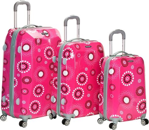 Rockland Vision Hardside Spinner Wheel Luggage, Love, 3-Piece Set (20/24/28) in Saudi Arabia