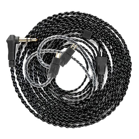 HIFIHEAR Replacement Cable,16 Core Silver Plated Detachable Earphone Cable,Stereo Headphone Cable C PIN Audio Contact Replacement Cable for ZSN ZSN Pro AS16 A10 CA4 C12 Series(C-PIN, 3.5MM) in Kuwait