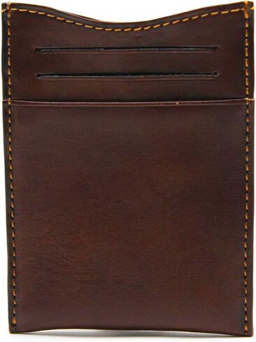 Tony Perotti Italian Leather Men's Money Clip Wallet With Pocket - Magnetic Money Clip Outside and Credit Card Slots - Eco-Friendly Tanned Full Grain Leather Wallet Made in Italy in Saudi Arabia