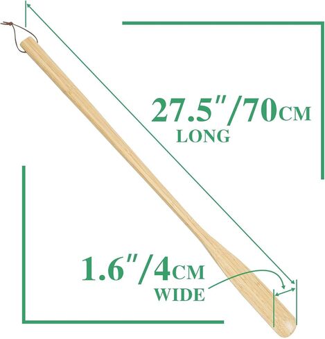 لبيسة حذاء طويلة جدًا من خشب الخيزران مقاس 27.5 بوصة، خالية من الأشجار، لبيسة حذاء خشبية من الخيزران العضوي بنسبة 100%، لبيسة حذاء خشبية بمقبض طويل للرجال والنساء والأطفال وكبار السن والحمل والأحذية طويلة الرقبة in Kuwait