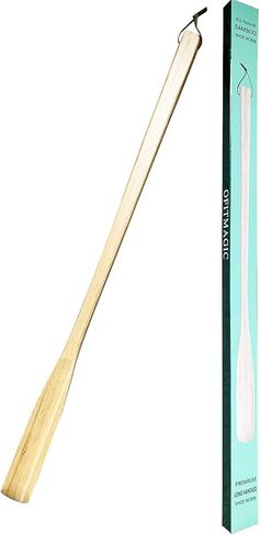 لبيسة حذاء طويلة جدًا من خشب الخيزران مقاس 27.5 بوصة، خالية من الأشجار، لبيسة حذاء خشبية من الخيزران العضوي بنسبة 100%، لبيسة حذاء خشبية بمقبض طويل للرجال والنساء والأطفال وكبار السن والحمل والأحذية طويلة الرقبة in Kuwait