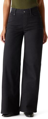 Levi Strauss Signature Gold Women's Totally Shaping Ultimate Wide Leg Mid-Rise Stretch Denim Jeans in Saudi Arabia