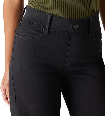 Levi Strauss Signature Gold Women's Totally Shaping Ultimate Wide Leg Mid-Rise Stretch Denim Jeans in Saudi Arabia