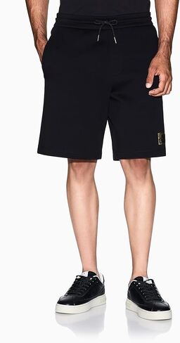 Armani Exchange Mens Gold Logo Fleece Short in Saudi Arabia