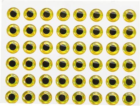 PATIKIL Fishing Lure 3D Eyes 8mm, 100Pcs Waterproof Artificial Fish Eye Fly Tying Lures Crafts Tackle Accessory for Fishing Baits DIY, Red in Saudi Arabia