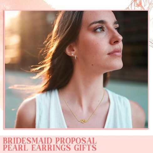 Tondiamo 6 Sets Friendship Necklace for Women Love Knot Necklace with Canvas Drawstring Bags Friendship Galentines Jewelry Gifts for Best Friend Soul Sister Birthday Valentine's Day Gifts in Saudi Arabia