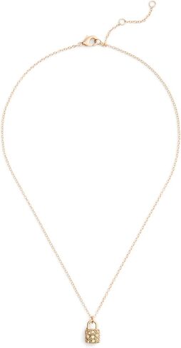 مجموعة مجوهرات نسائية من COACH Jewelry بقلادة وأقراط بقفل C Pavé in Saudi Arabia