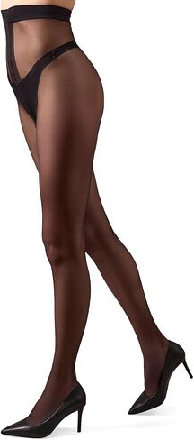 MeMoi Women's Crystal Sheer 12-Denier Non-Control Top Pantyhose in Saudi Arabia