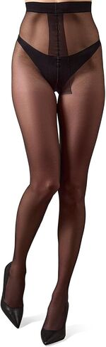MeMoi Women's Crystal Sheer 12-Denier Non-Control Top Pantyhose in Saudi Arabia
