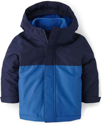 The Children's Place,and Toddler Heavy 3 in 1 Winter Jacket, Wind-resistant Water-resistant Shell, Fleece Inner,5T in Kuwait