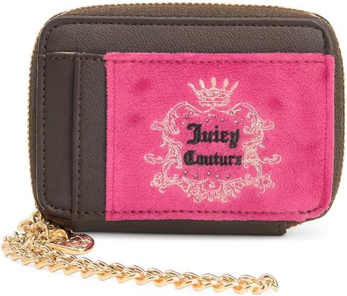 Juicy Couture Women's Square Zip Around Wallet with Wrist Strap in Kuwait