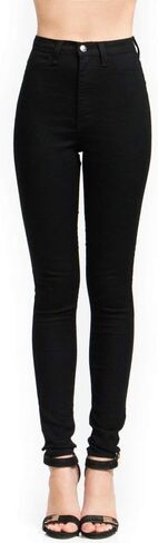 Vibrant Women's Super Stretch High Rise Skinny Jeans EP88 DStone 13 in Saudi Arabia