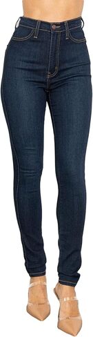 Vibrant Women's Super Stretch High Rise Skinny Jeans EP88 DStone 13 in Saudi Arabia