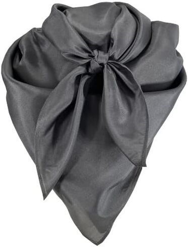 وشاح يلوستون Wild Rag Bandana مصنوع من الحرير بنسبة 100% بلون رمادي فحمي in Kuwait