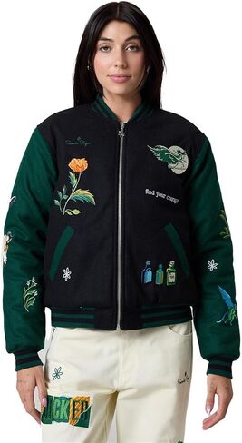 Samii Ryan womens Elphaba Varsity Jacket in Saudi Arabia