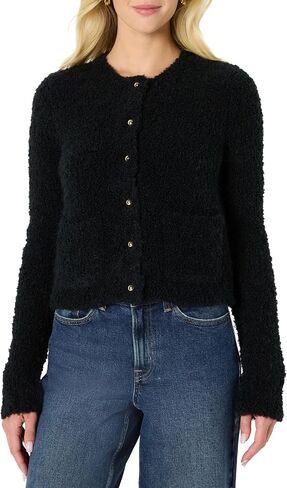 Amazon Essentials (Demi's Pick) Women's Regular-Fit Wool Blend Boucle Button-Down Jacket in Saudi Arabia