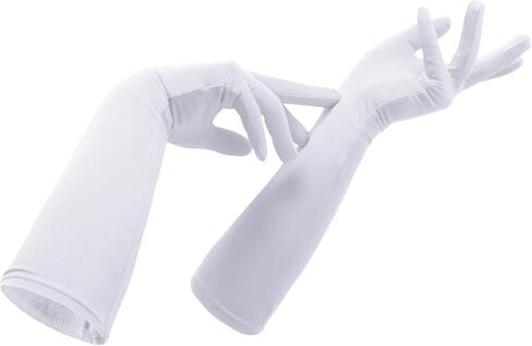 قفازات Islis Spandex مطاطية متوسطة الطول للحفلات التنكرية والهالوين وإكسسوارات الأزياء التنكرية in Kuwait