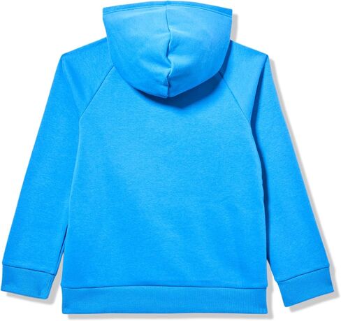 Under Armour Boys' Rival Fleece Big Logo Print Fill Hoodie, (402) Blue Atlantis / / White, Medium in Saudi Arabia