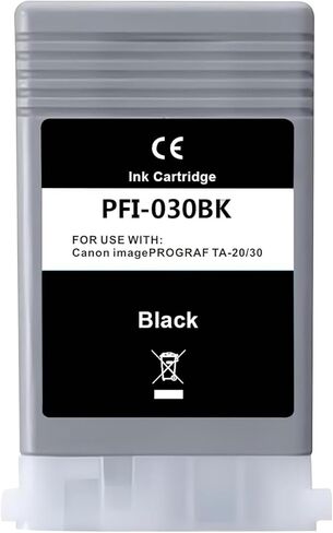 PFI 030 Ink Cartridges 5Pack PFI-030 PFI-030MBK PFI-030BK PFI-030C PFI-030M PFI-030Y Compatible for Canon imagePROGRAF TA-20 TA-30 TM-240 TM-340 Printers 55ML (1MBK, 1B 1C, 1M, 1Y) in Kuwait