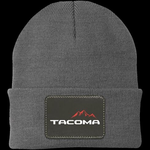 Tacoma Mountains Knit Cap - Patch Beanie in Saudi Arabia
