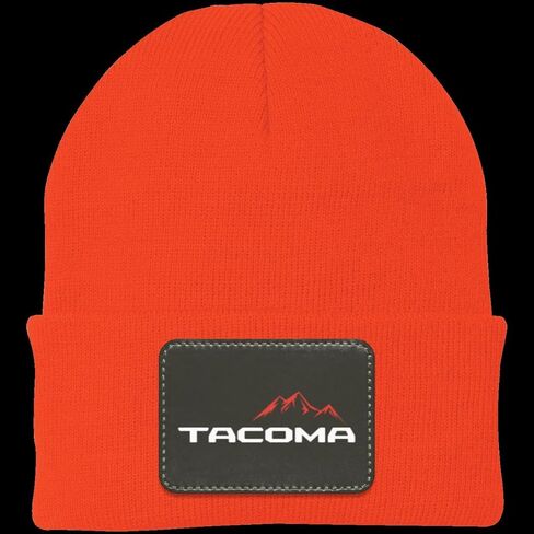 Tacoma Mountains Knit Cap - Patch Beanie in Saudi Arabia