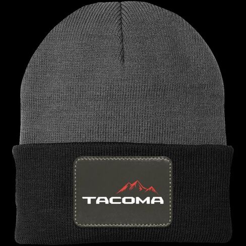 Tacoma Mountains Knit Cap - Patch Beanie in Saudi Arabia