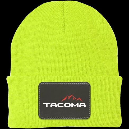 Tacoma Mountains Knit Cap - Patch Beanie in Saudi Arabia