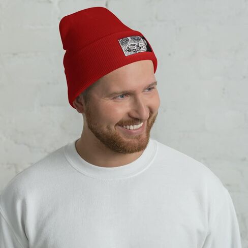Ripple Junction Junji Ito Collection Souichi Grin Embroidered Cuff Beanie Officially Licensed in Saudi Arabia