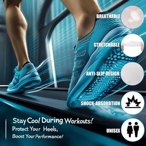Wonderwin Gel Heel Cups,Breathable Heel Protectors for Cracked Heels, Heel Spurs, Plantar Fasciitis,Medical-Grade Heel Cups for Men & Women's Heel Pain Relief (Clear), 2pairs-White in Saudi Arabia