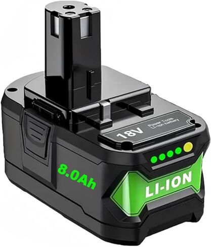 [Upgrade] 1Pack 5000mAh Replacement for Ryobi 18V Battery P108 Lithium ion ONE + 18-Volt Batteries P104 P105 P102 P103 P122 P109 in Saudi Arabia