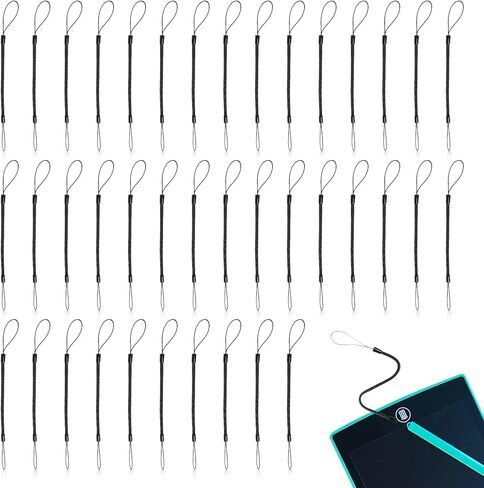 20PCS Pen Leash for Clipboard - Anti-Lose Elastic Lanyard Tether, Plastic Retractable Coil Strap, Stylus Lanyard for Touchscreen, Clipboard Pen Leash & Coil Lanyard Set in Saudi Arabia