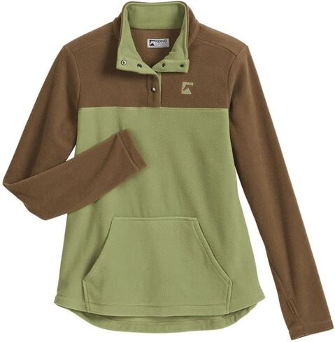 Dover Saddlery Riding Sport Ladies' Freemont Fleece, Large, Sepia/Mosstone in Saudi Arabia