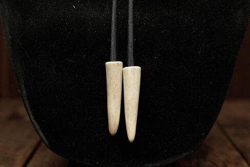 Polished Deer Burr Bolo Tie W/Antler Tips in Kuwait
