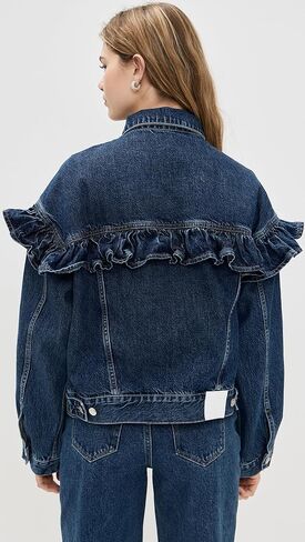FRAME Women's The Ruffle Jacket in Saudi Arabia
