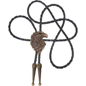 ربطة عنق بولو للرجال من رعاة البقر الغربيين العتيق روديو العلم الأمريكي النسر بولو التعادل للنساء in Kuwait