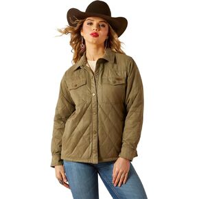 ARIAT womens Grizzly Quilted Barn Jacket in Saudi Arabia