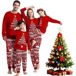 Christmas Family Pajamas Sets, Christmas Family Matching Pajamas Sleepwear Pjs Xmas Sleepwear Nightwear in Saudi Arabia