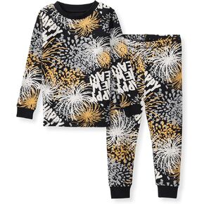 Burt's Bees Baby Baby Boy's Pajamas, Tee and Pant 2-Piece Pj Set, 100% Organic Cotton Soft Sleepwear, Basketball, 4 Toddler in Saudi Arabia